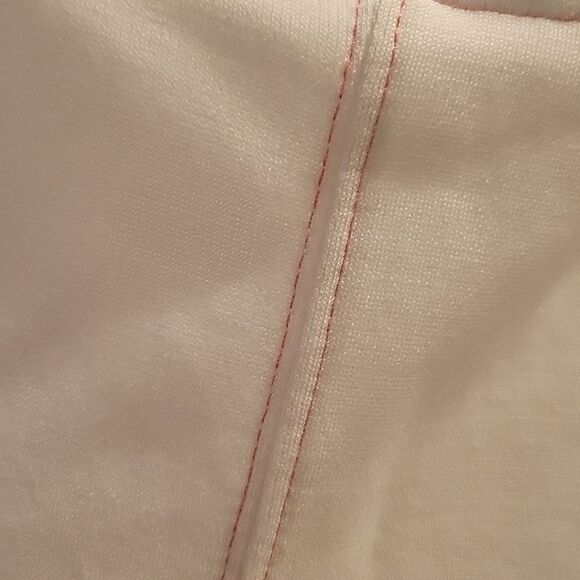 Pure Collection White Contrast Stitching Sweatshirt Top blouse Womens 12 - Picture 3 of 7